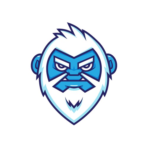 Creature design with the title 'Yeti Head'