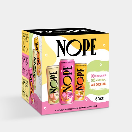 Packet packaging with the title 'NOPE BOX'