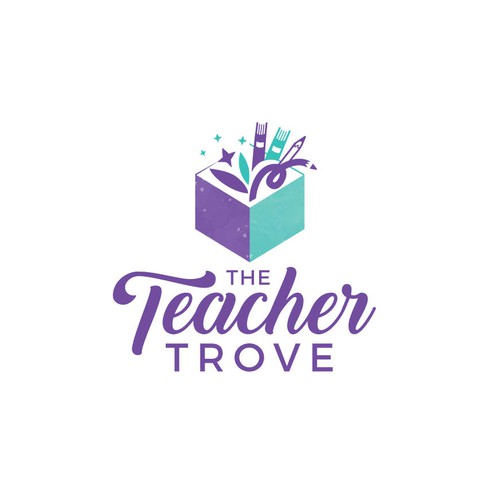 Education logo with the title 'Educational Subscription Box logo'