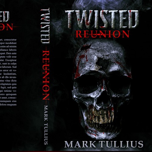 Red book cover with the title 'Twisted reunion'