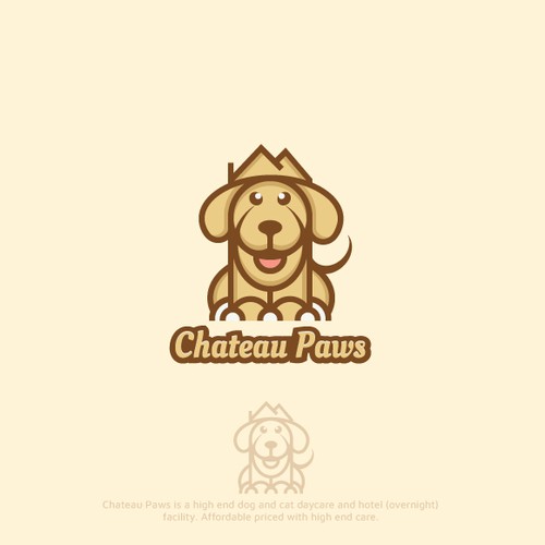 Daycare logo with the title 'Bold Logo For Daycare Pets Hotel'