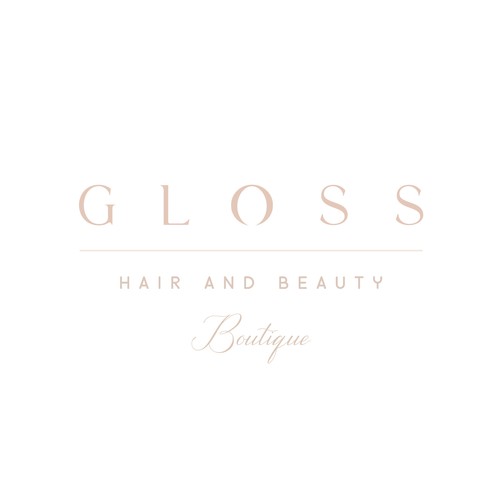 Class logo with the title 'Hair salon logo'