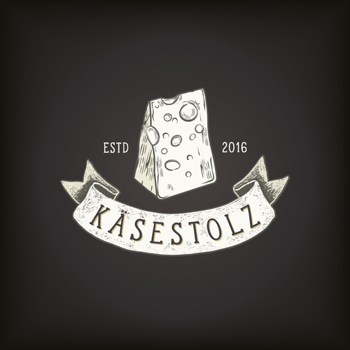 Cheese logo with the title 'Logo concept'