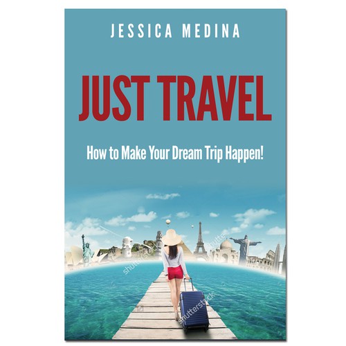 Tourism design with the title 'Just Travel'