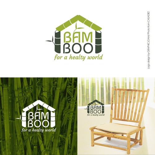 Bamboo logo with the title 'Bamboo logo'