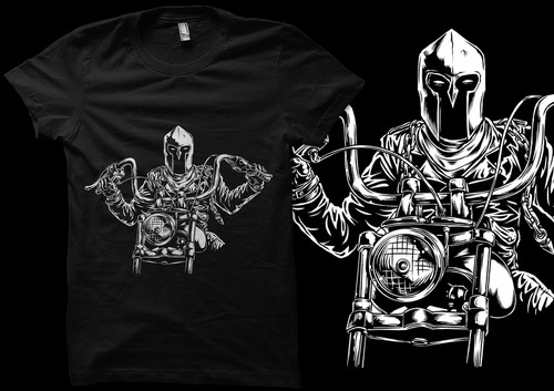 Cool t-shirt with the title 'Spartan Rider artwork'