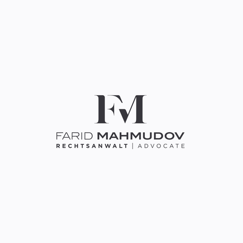 Stationery brand with the title 'Logo for Law Office "FARID MAHMUDOV"'