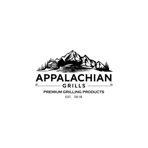Black brand with the title 'Appalachian Grills'