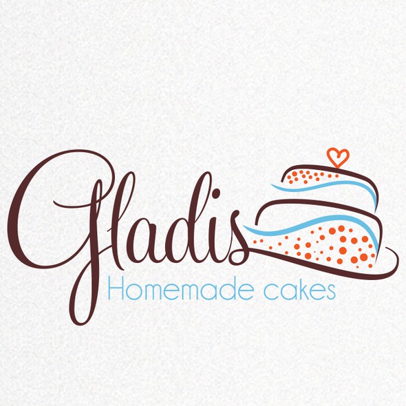 Cakery logo with the title 'Gladis Homemade cakes'
