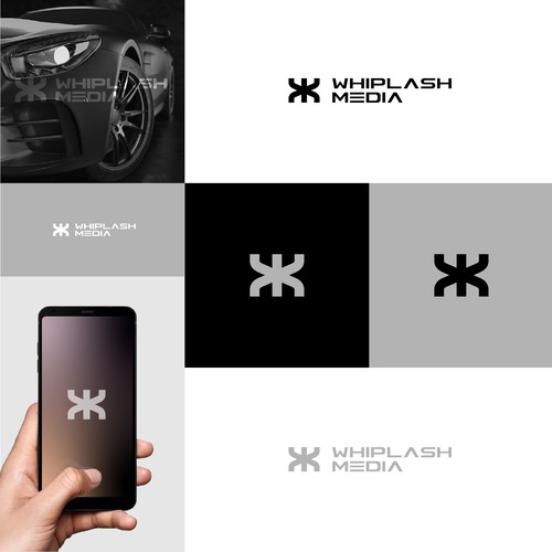 Vehicle logo with the title 'Logo for automotive media company'