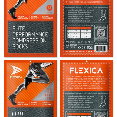 Performance design with the title 'Packaging & Label'