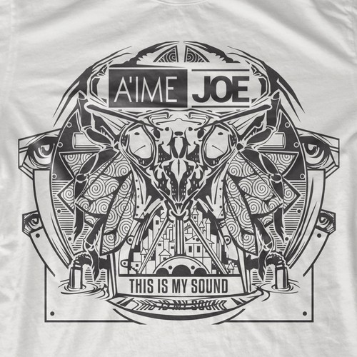 DJ design with the title 'Mantis town'