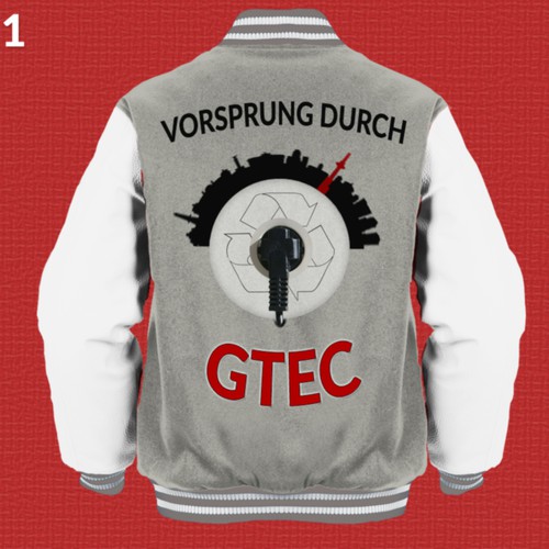 Business t-shirt with the title 'Jacket design for the outdoor event'