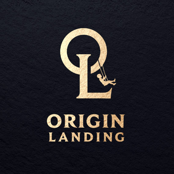 Playground logo with the title 'Origin Landing homes'