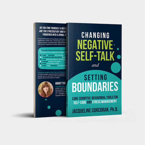Professional book cover with the title 'Book Cover Design Concept for Self-Help Book'