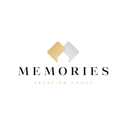 Memories logo with the title 'Logo design contest winner'