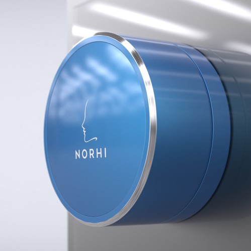 3-dimensional design with the title 'Concept design dental floss'