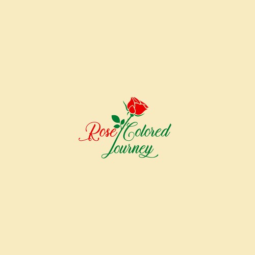 Filigree logo with the title 'Rose Colored Journey'