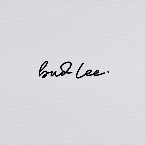 Music design with the title 'Bold handmade signature logo for DJ bud lee'