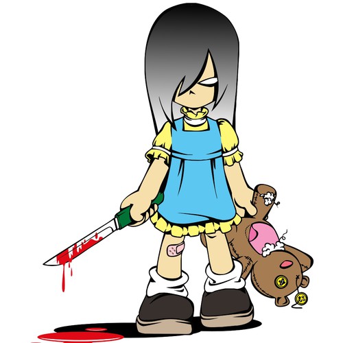 Anime artwork with the title 'Little Girl'