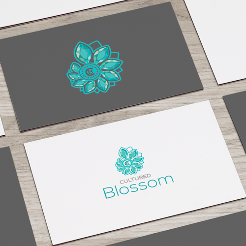 Blossom design with the title 'New Jewelry Designer Needs a Gorgeous Logo!'