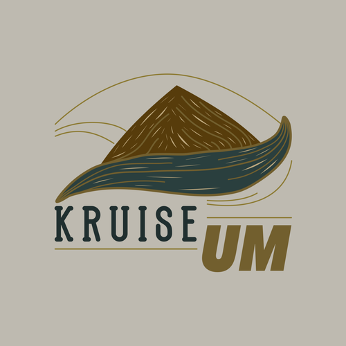 Easy to draw logo with the title 'Kruise UM'