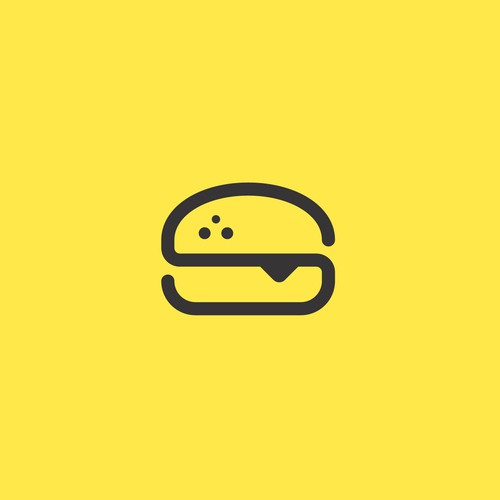 Fast food design with the title 'SUPERSAM LOGO'