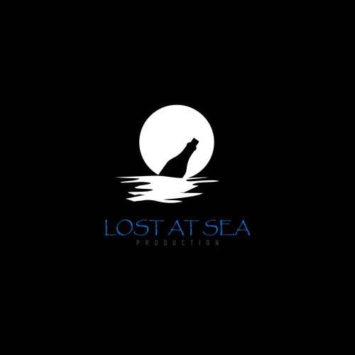 Cute messages logo with the title 'Lost at Sea'