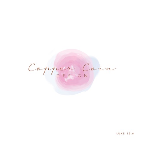 Copper logo with the title 'Copper Coin Logo Concept'