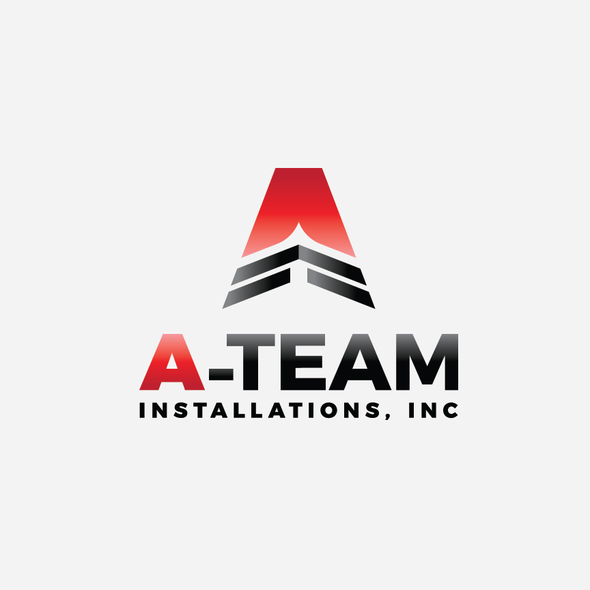 Functional design with the title 'A-Team Logo Design'