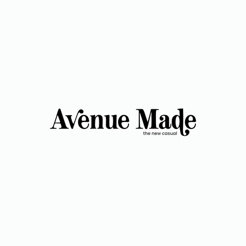 Casual logo with the title 'Funky logo design for Avenue Made '