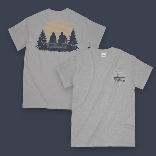 Industrial t-shirt with the title 'Tees design for Carbon Lighthouse'