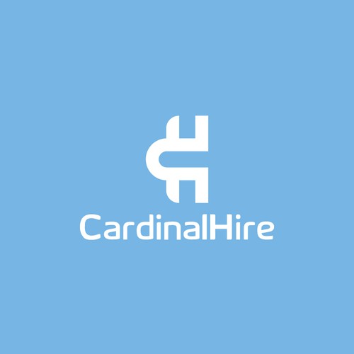 Hiring design with the title 'CardingHire Logo'