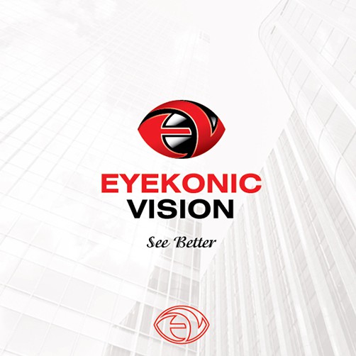 Optometry design with the title 'EyeKonic Vision'