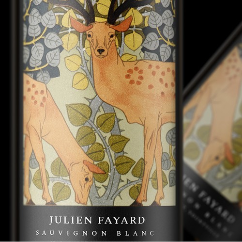 Classic label with the title 'Wine label for special edition '