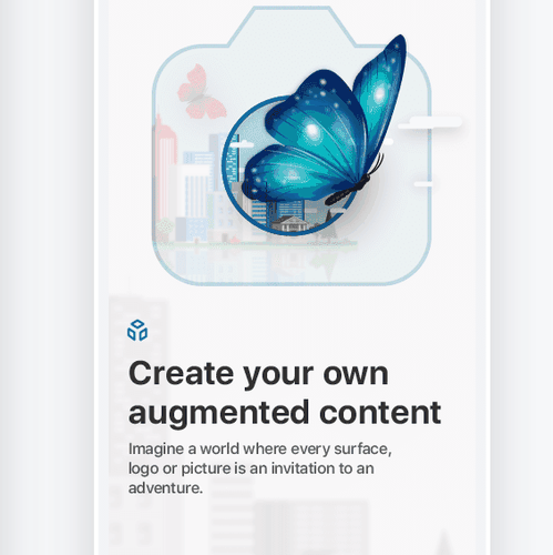 IPhone design with the title 'Augmented & Virtual Reality'