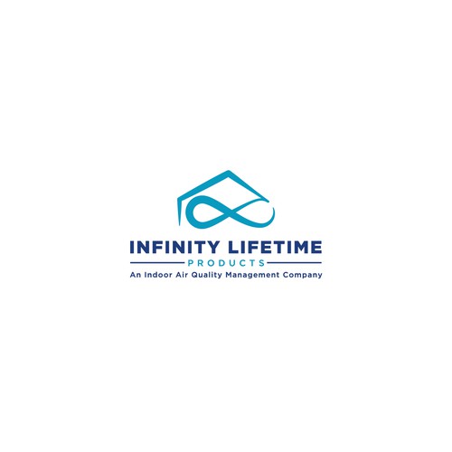 Air design with the title 'Air Quality Company Logo for Infinity Lifetime Products'