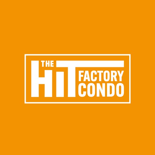 Factory design with the title 'Text logo'