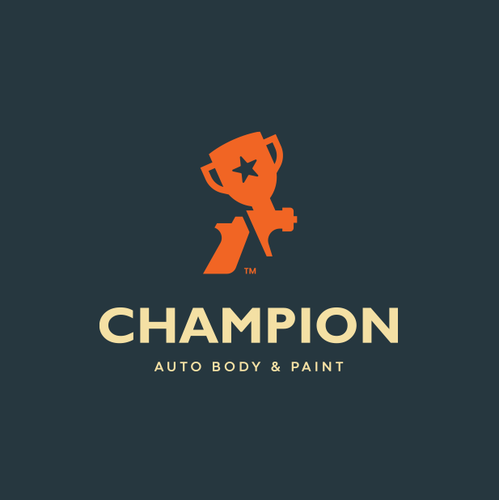 Championship logo with the title 'Champion Auto Body & Paint'