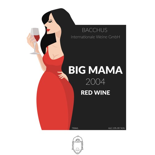 Sexy artwork with the title 'Big Mama'