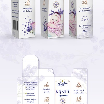 Cosmetic packaging design - Fabulon baby cosmetics