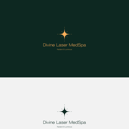 Aesthetic brand with the title 'Minimal logo concept for medspa'