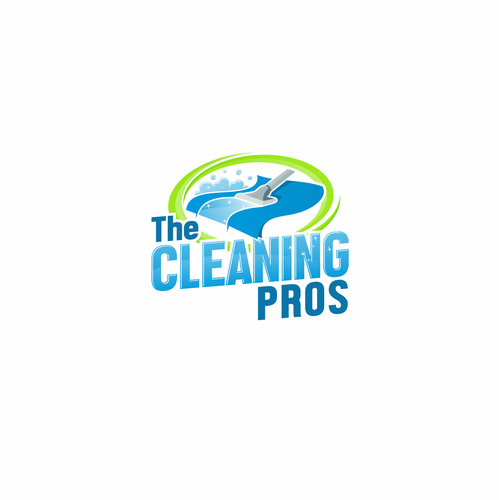 cleaning services logos design