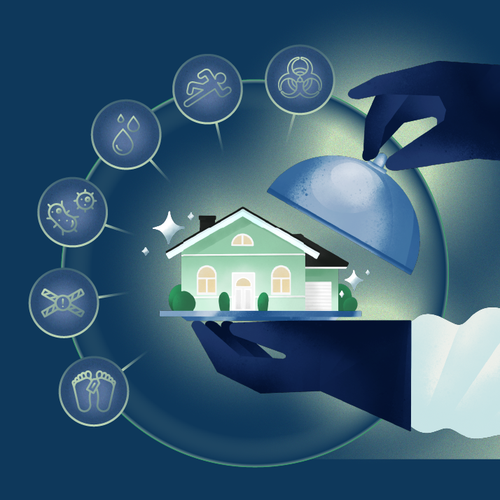 Home artwork with the title 'illustartion for home page'