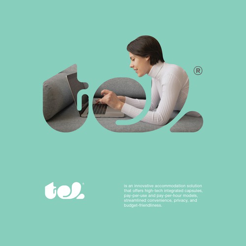 Exclusive logo with the title 'bold and fun wordmark'