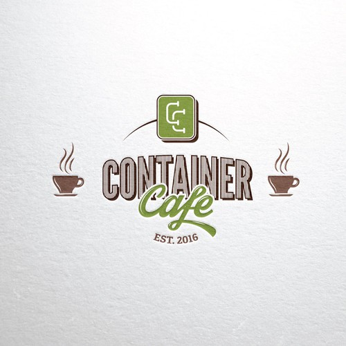 Cafe brand with the title 'Container Cafe'