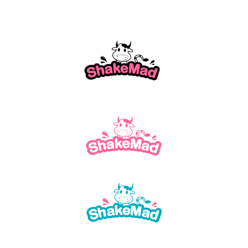 Milkshake logo with the title 'milk milkshake'