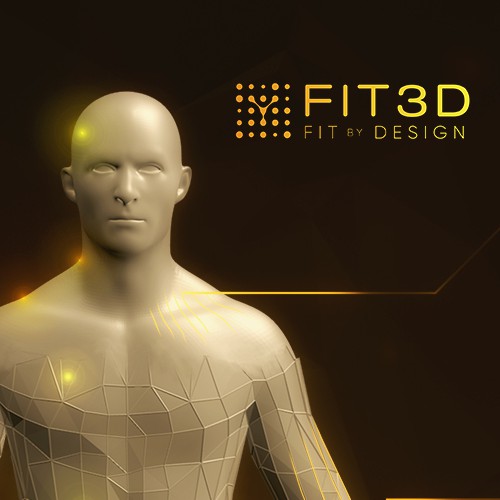 Yellow artwork with the title '3D Design FIT3D Human Muscle Body'