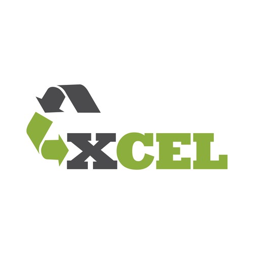 Cycle design with the title 'Concept for eco-friendly recycled rubber products company.'