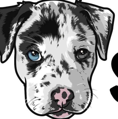 Pitbull logo with the title 'hey, hey, Sadie'